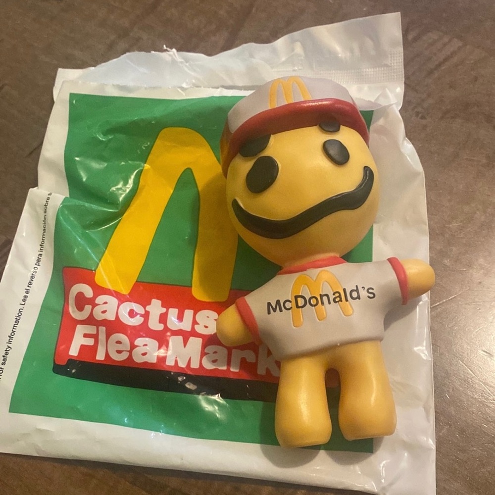 Yellow Four Eyed Flea Market Collection Toy from Mcdonald’s